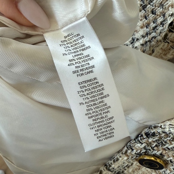 Elie Tahari Long Plaid Pea Coat - Picture 4 of 9